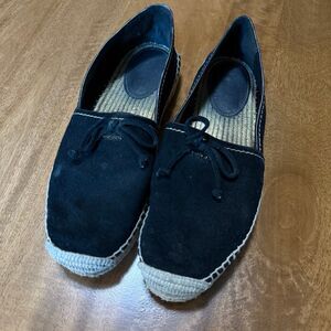 Coach Platform espadrilles are striking in city-ready suede.